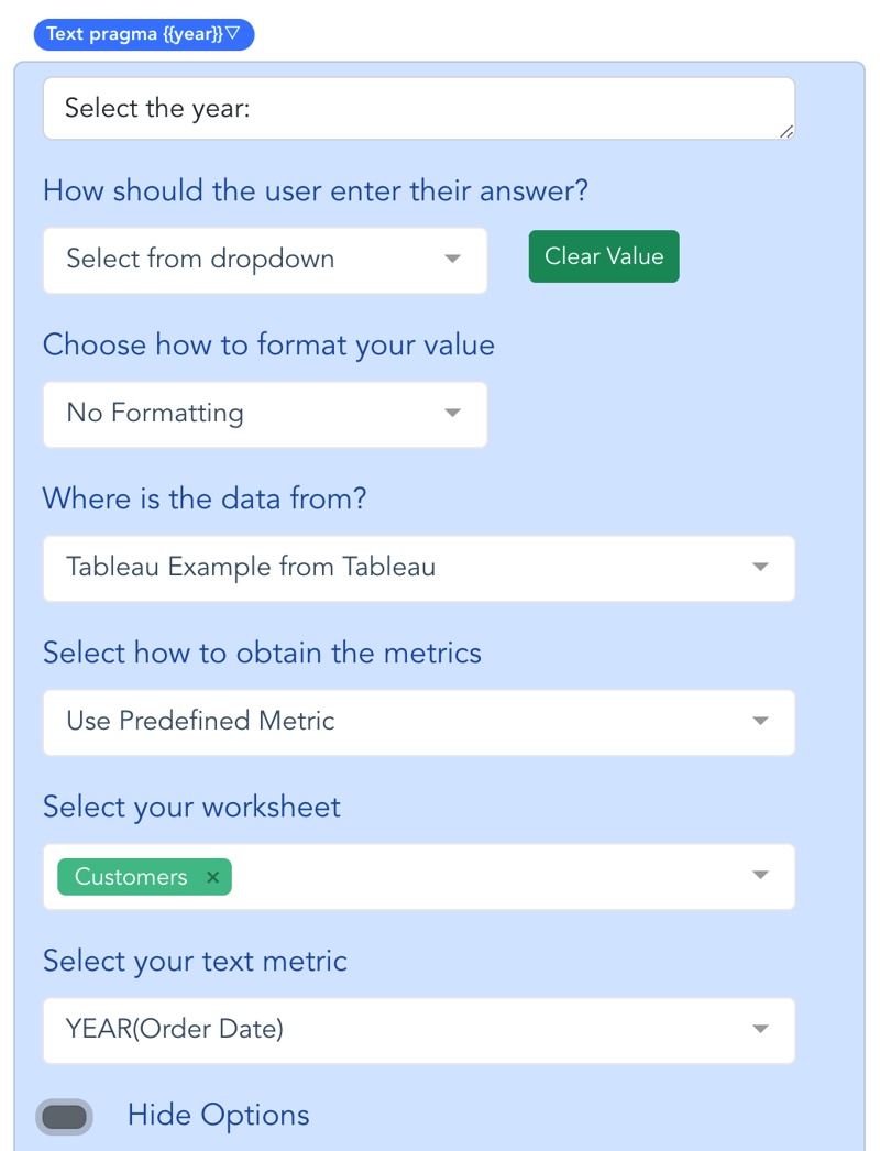 How to set a date range and filter values from a dashboard