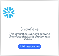 snowflake integration